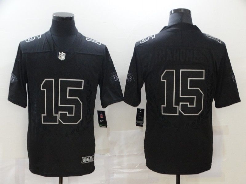 Kansas City Chiefs Patrick Mahomes 15 2020 Nfl Black Jersey Jersey