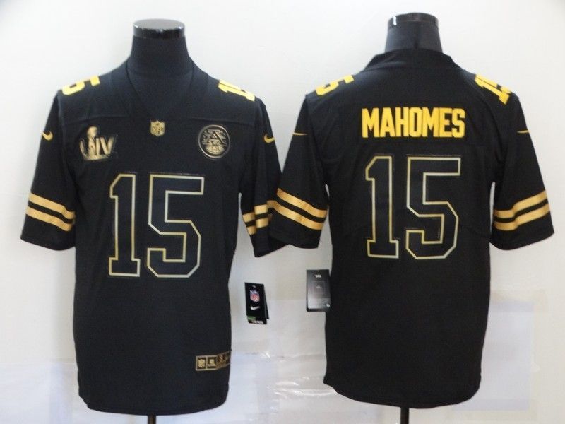 Kansas City Chiefs Patrick Mahomes 15 Nfl Black Jersey Jersey