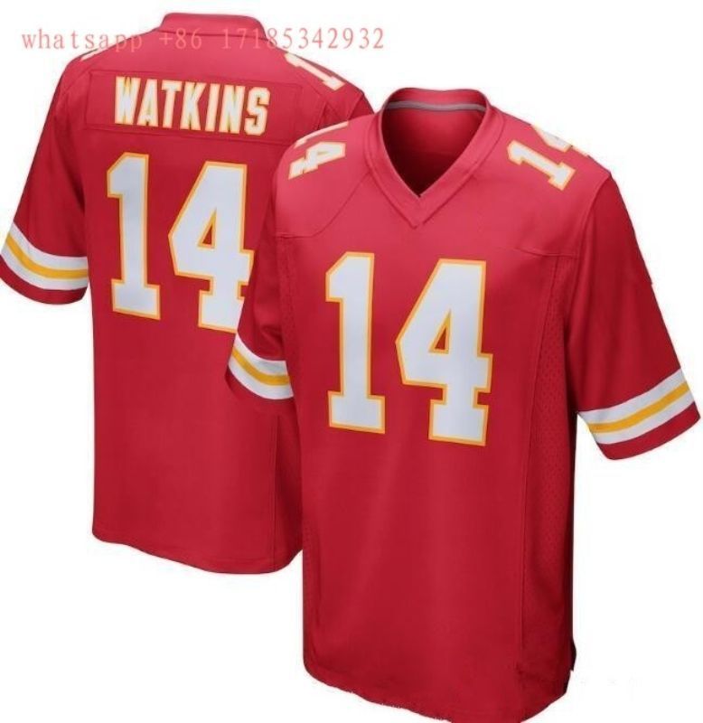 Kansas City Chiefs Sammy Watkins 14 Nfl Red Jersey Jersey