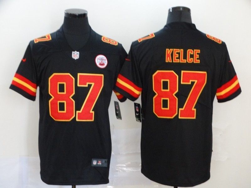 Kansas City Chiefs Travis Kelce 87 2020 Nfl Black Jersey Jersey