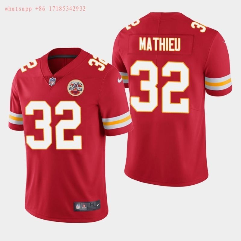 Kansas City Chiefs Tyrann Mathieu 32 2020 Nfl Red Jersey Jersey