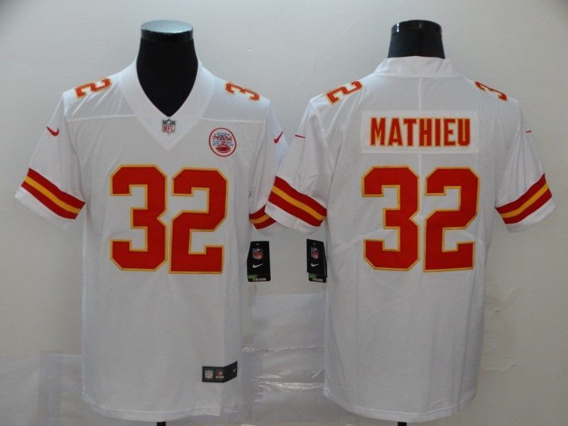 Kansas City Chiefs Tyrann Mathieu 32 Nfl White Jersey Jersey