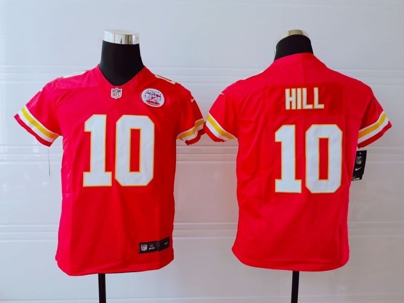 Kansas City Chiefs Tyreek Hill 10 Nfl 2020 Red Orange Jersey