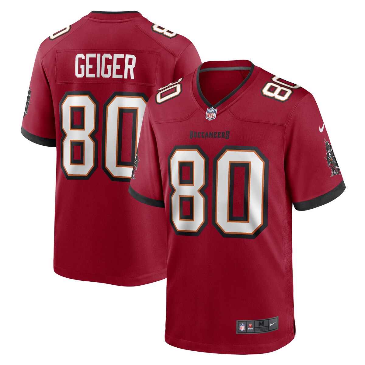 Kaylon Geiger Tampa Bay Buccaneers Nike Game Player Jersey Red