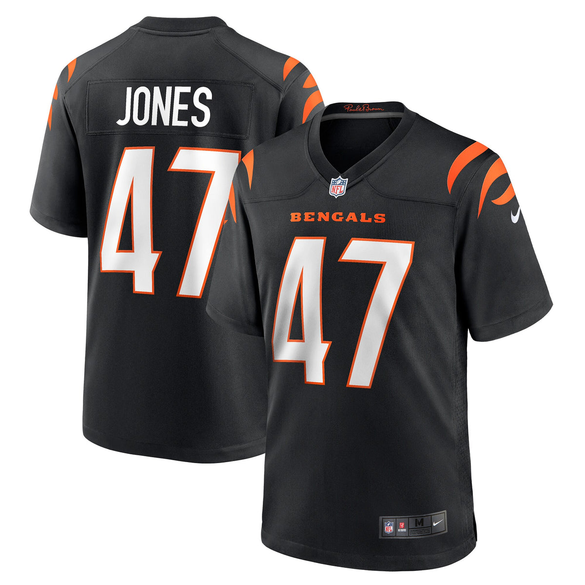 Keandre Jones Cincinnati Bengals Nike Game Jersey Black