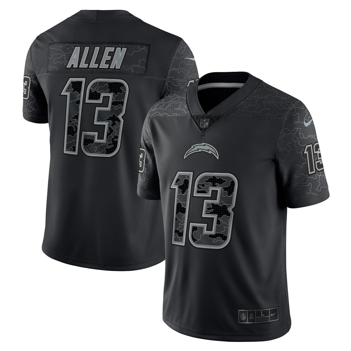 Keenan Allen Los Angeles Chargers Nike Rflctv Limited Jersey Black