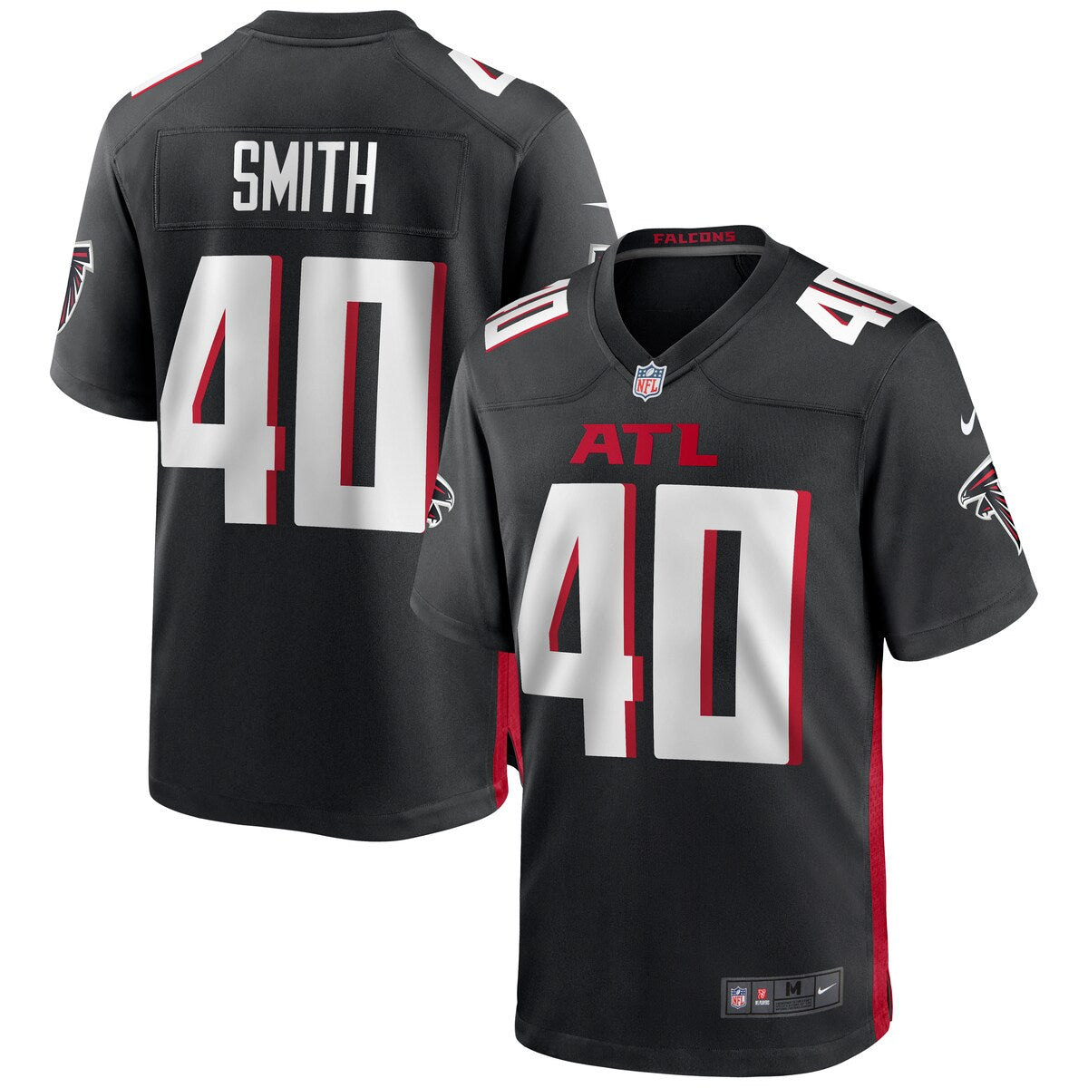 Keith Smith Atlanta Falcons Nike Game Jersey Black