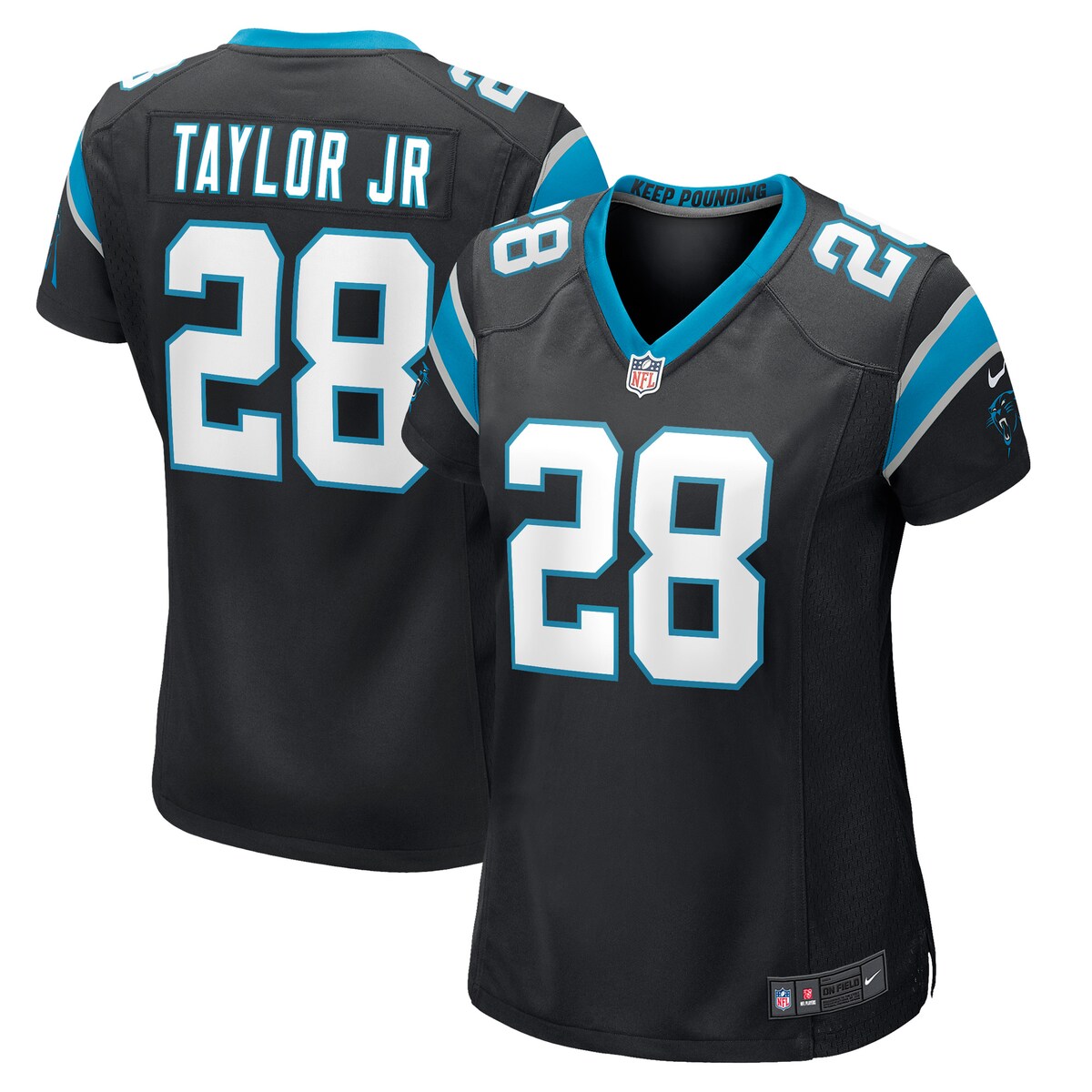 Keith Taylor Jr Carolina Panthers Nike Womens Game Player Jersey Black