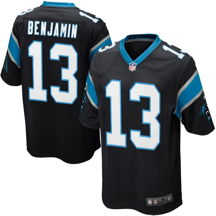 Kelvin Benjamin Carolina Panthers Nike Game Jersey Black