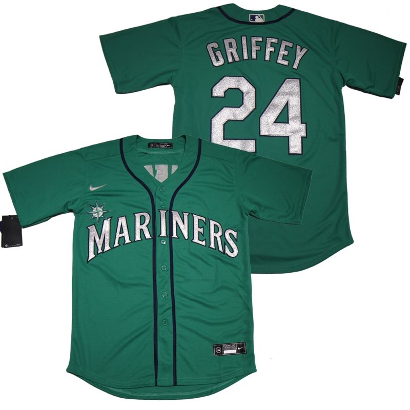 Ken Griffey Jr 24 Seattle Mariners 2020 Mlb Green Jersey