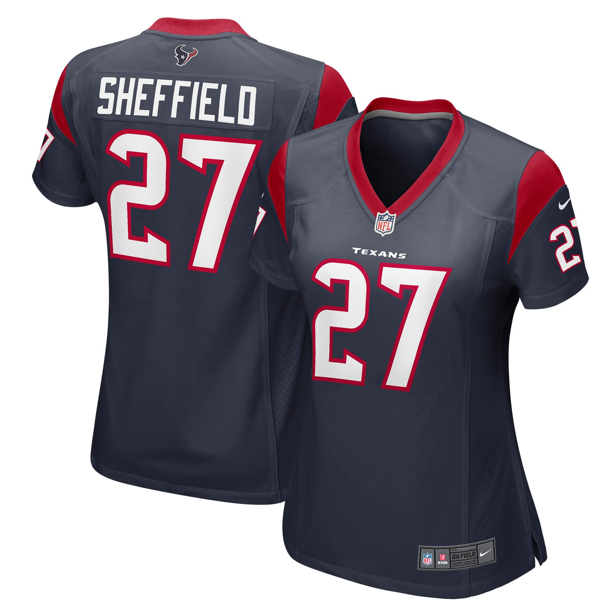 Kendall Sheffield Houston Texans Nike Womens Player Game Jersey Navy