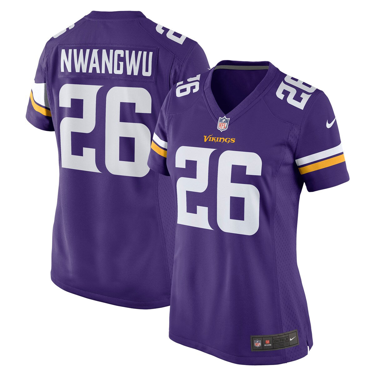 Kene Nwangwu Minnesota Vikings Nike Womens Game Jersey Purple