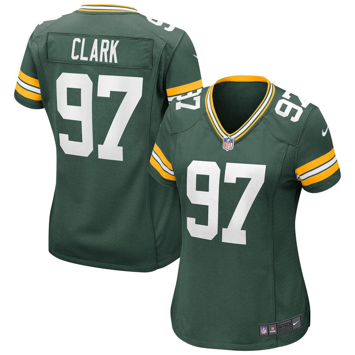 Kenny Clark Green Bay Packers Nike Womens Game Jersey Green