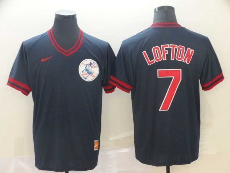Kenny Lofton 7 2020 Mlb Dark Blue Jersey