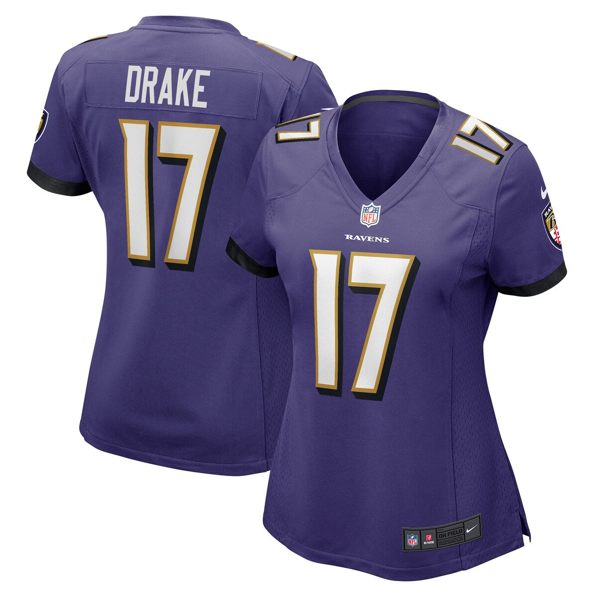 Kenyan Drake Baltimore Ravens Nike Womens Game Player Jersey Purple