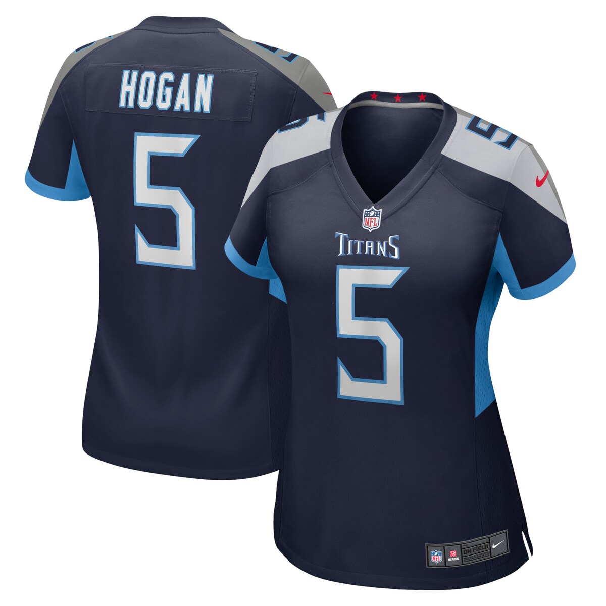 Kevin Hogan Tennessee Titans Nike Womens Home Game Player Jersey Navy