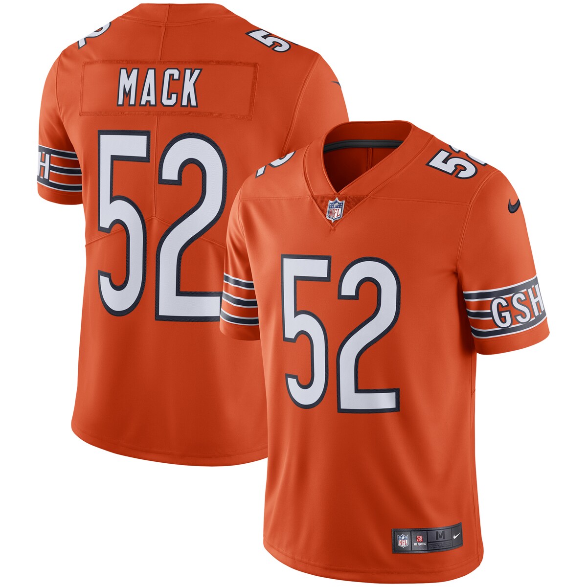Khalil Mack Chicago Bears Nike Vapor Limited Jersey Orange