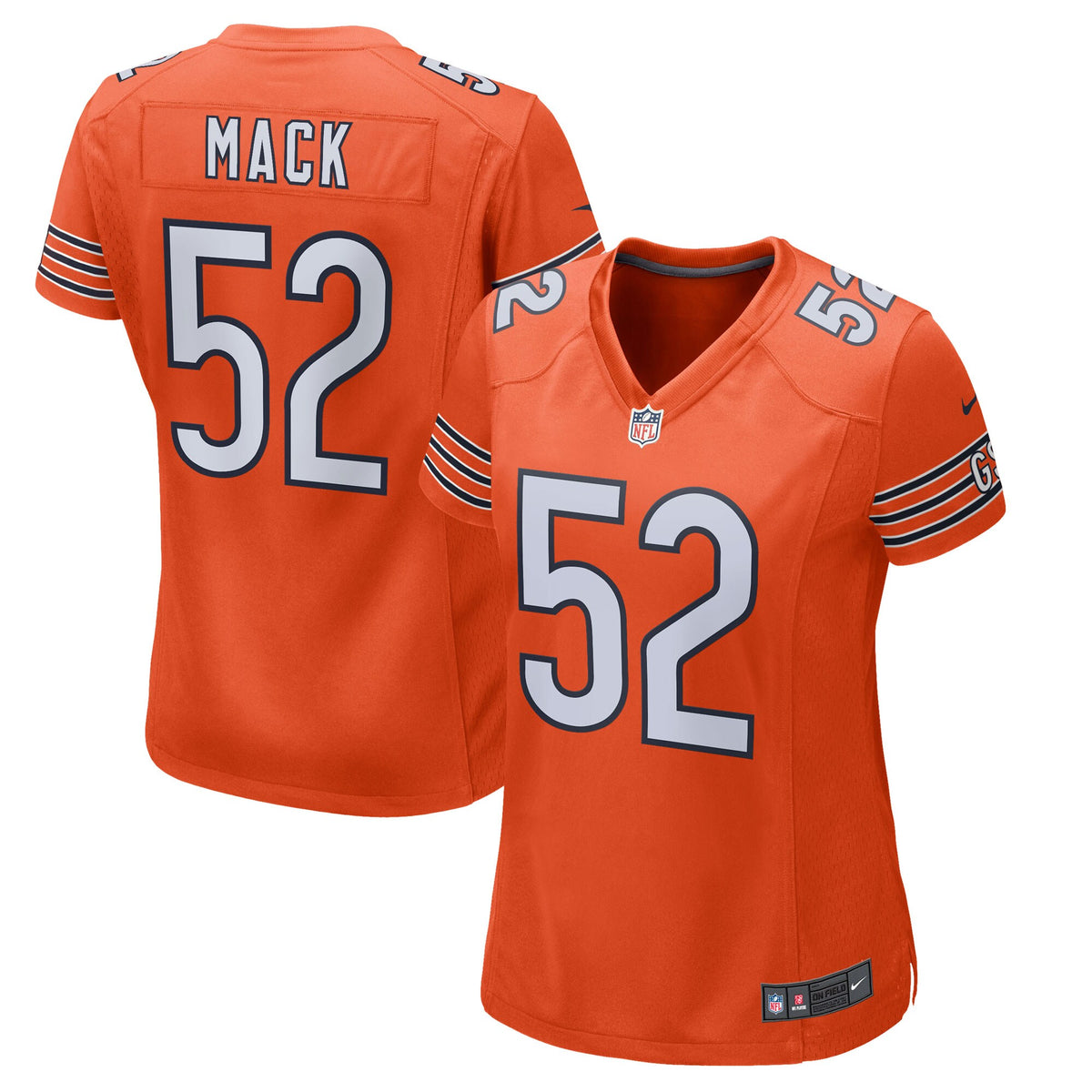 Khalil Mack Chicago Bears Nike Womens Game Jersey Orange