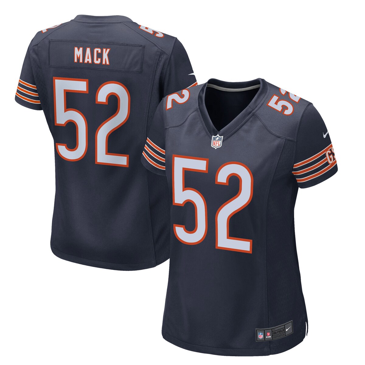 Khalil Mack Chicago Bears Nike Womens Game Player Jersey Navy