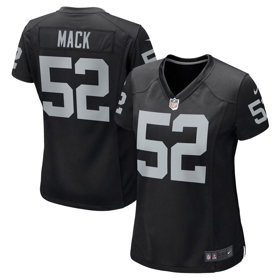 Khalil Mack Las Vegas Raiders Nike Girls Youth Game Jersey Black