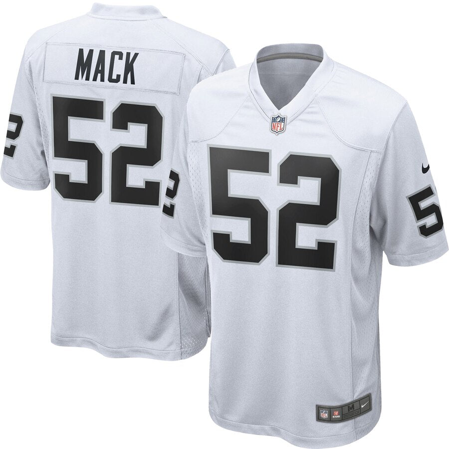 Khalil Mack Las Vegas Raiders Nike Youth Game Jersey White