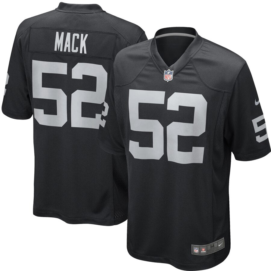 Khalil Mack Las Vegas Raiders Nike Youth Team Color Game Jersey Black