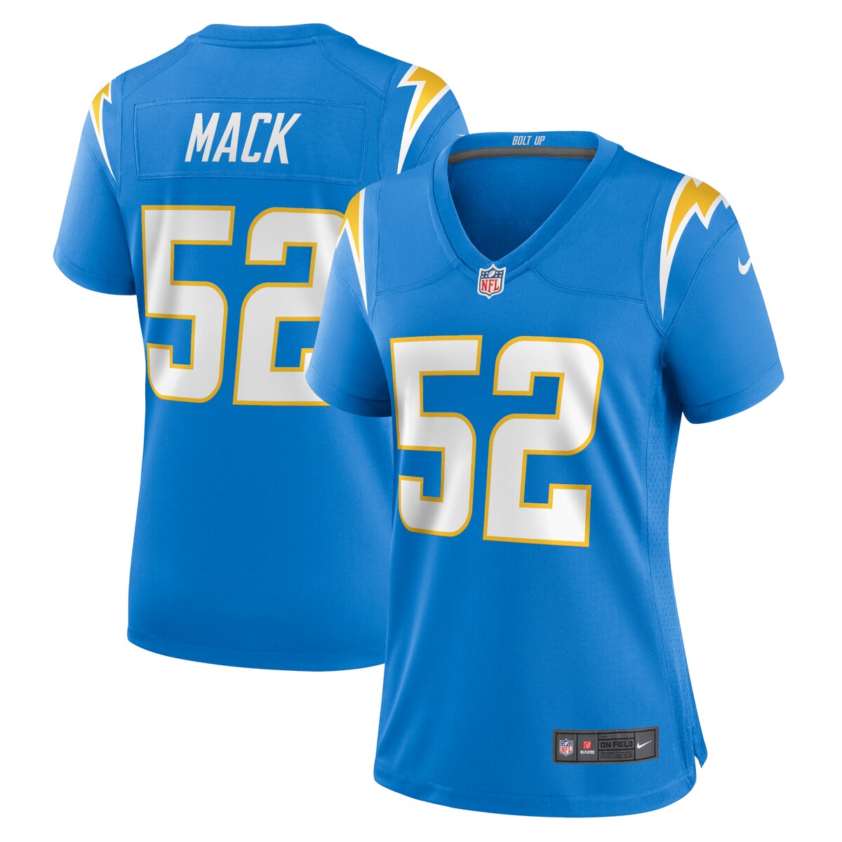 Khalil Mack Los Angeles Chargers Nike Womens Game Jersey Powder Blue