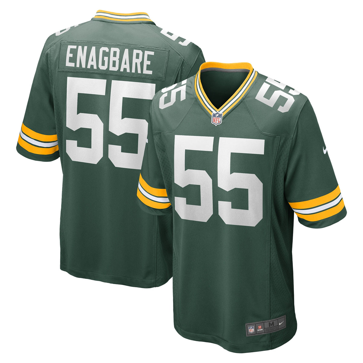 Kingsley Enagbare Green Bay Packers Nike Game Player Jersey Green