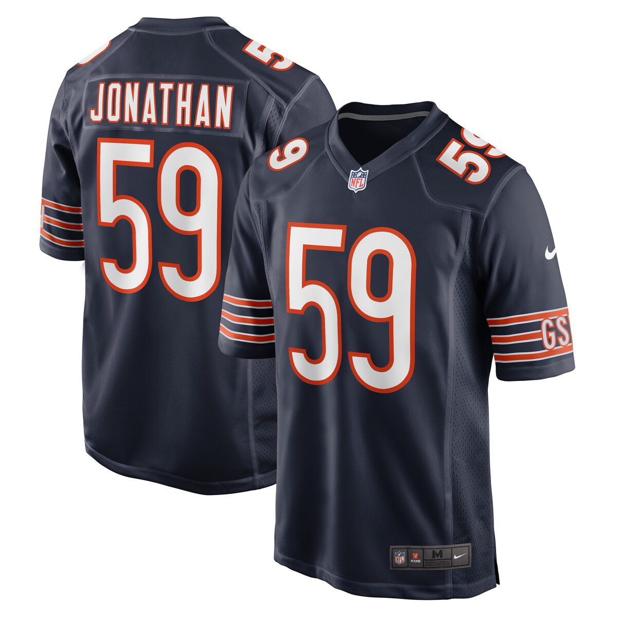 Kingsley Jonathan Chicago Bears Nike Game Player Jersey Navy