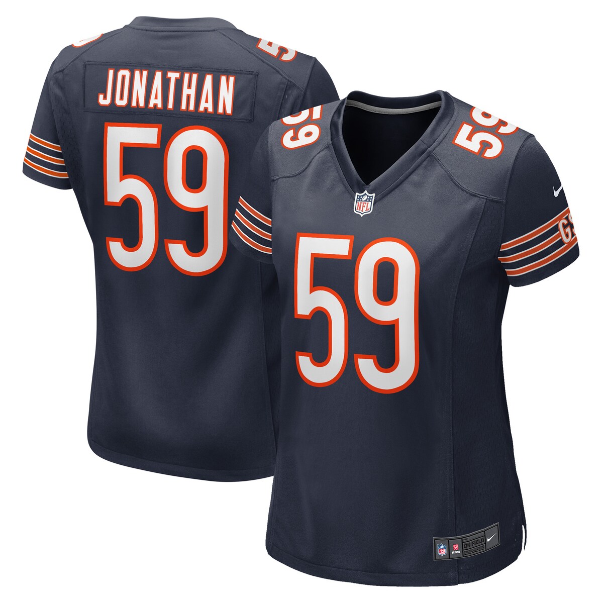 Kingsley Jonathan Chicago Bears Nike Womens Game Player Jersey Navy