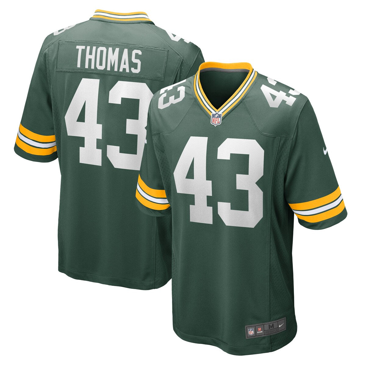 Kiondre Thomas Green Bay Packers Nike Game Player Jersey Green