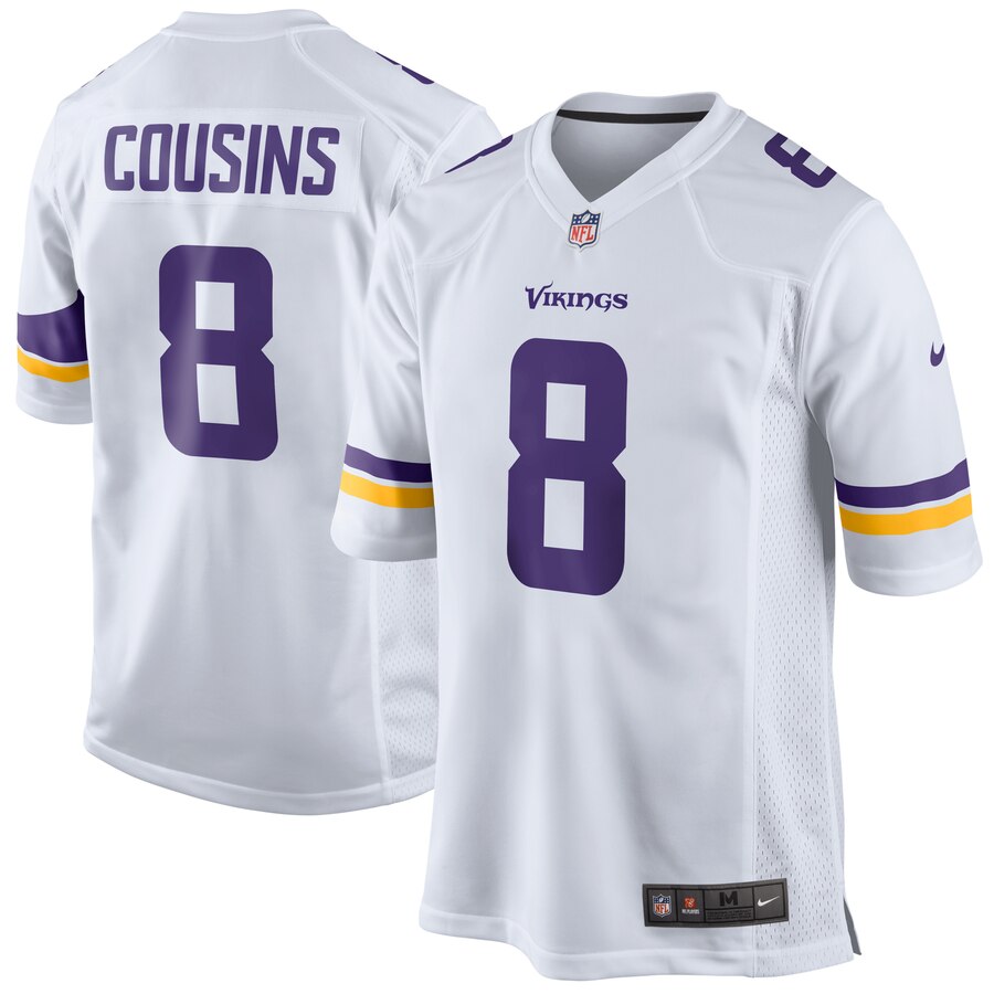 Kirk Cousins Minnesota Vikings Nike Game Jersey White