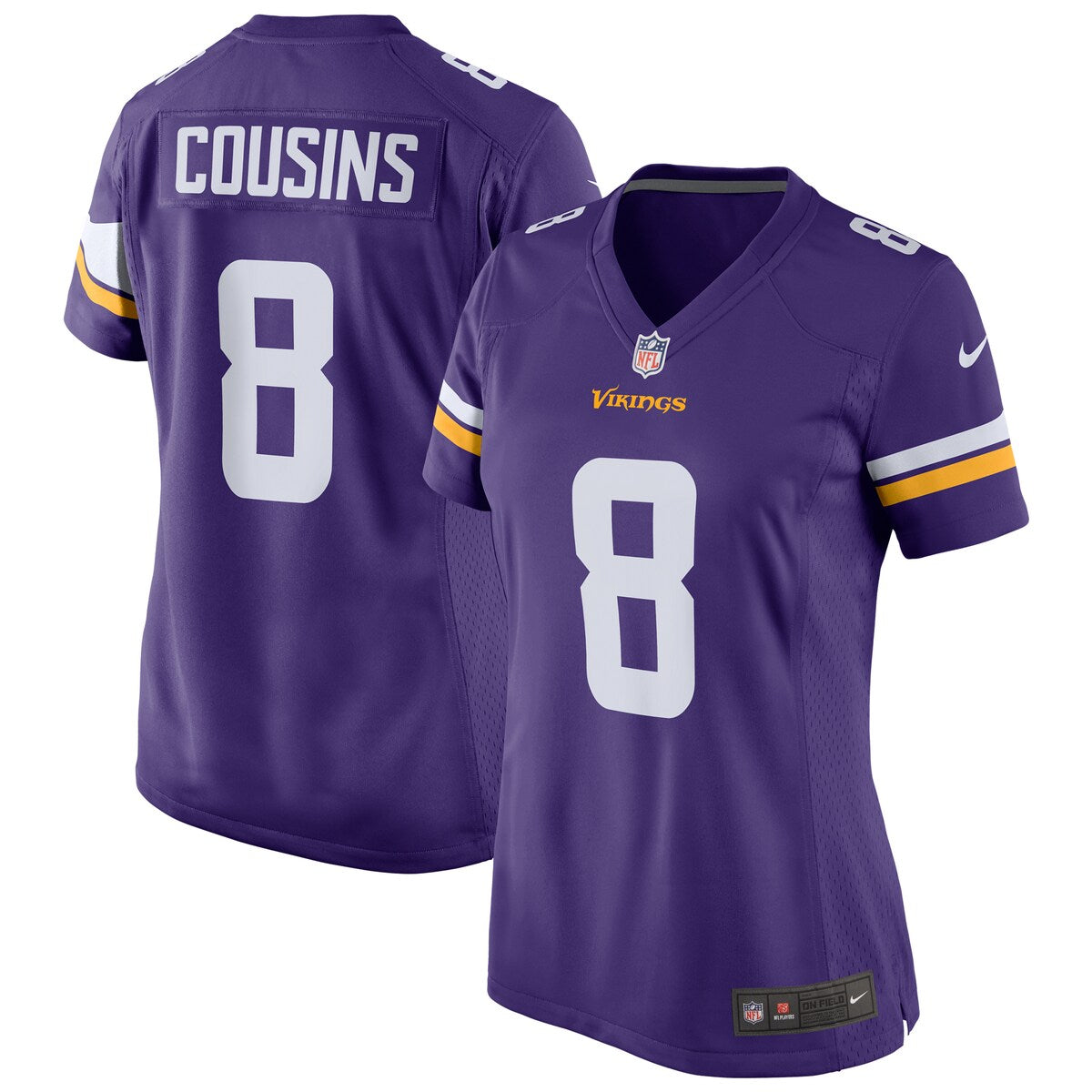 Kirk Cousins Minnesota Vikings Nike Womens Game Jersey Purple