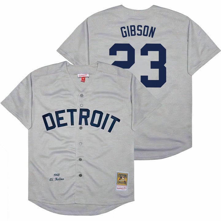 Kirk Gibson Jersey #23 Detroit Tigers Throwback Cooperstown Stitched