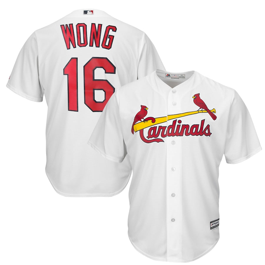 Kolten Wong St Louis Cardinals Majestic Cool Base Player Jersey White