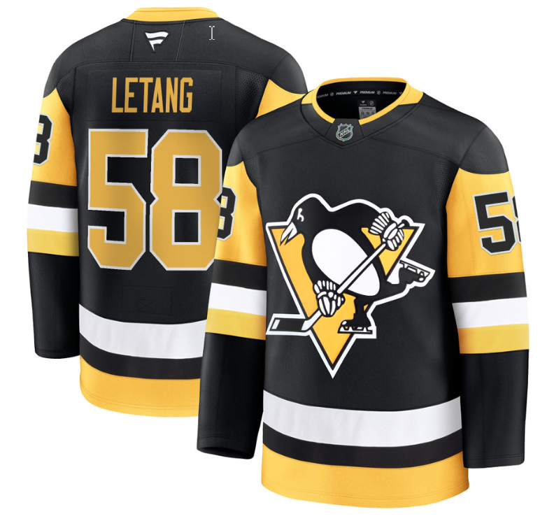 Kris Letang Jersey #58 Pittsburgh Penguins 2025 Premium All Stitched