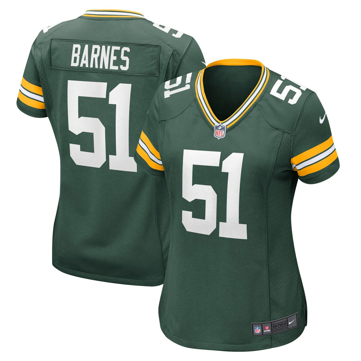 Krys Barnes Green Bay Packers Nike Womens Game Player Jersey Green