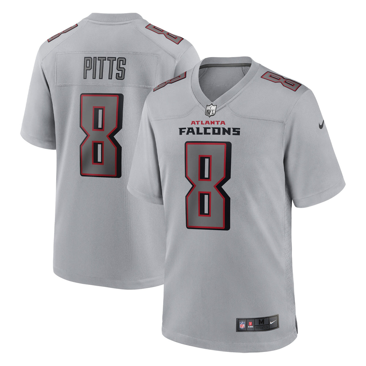 Kyle Pitts Atlanta Falcons Nike Atmosphere Fashion Game Jersey Gray