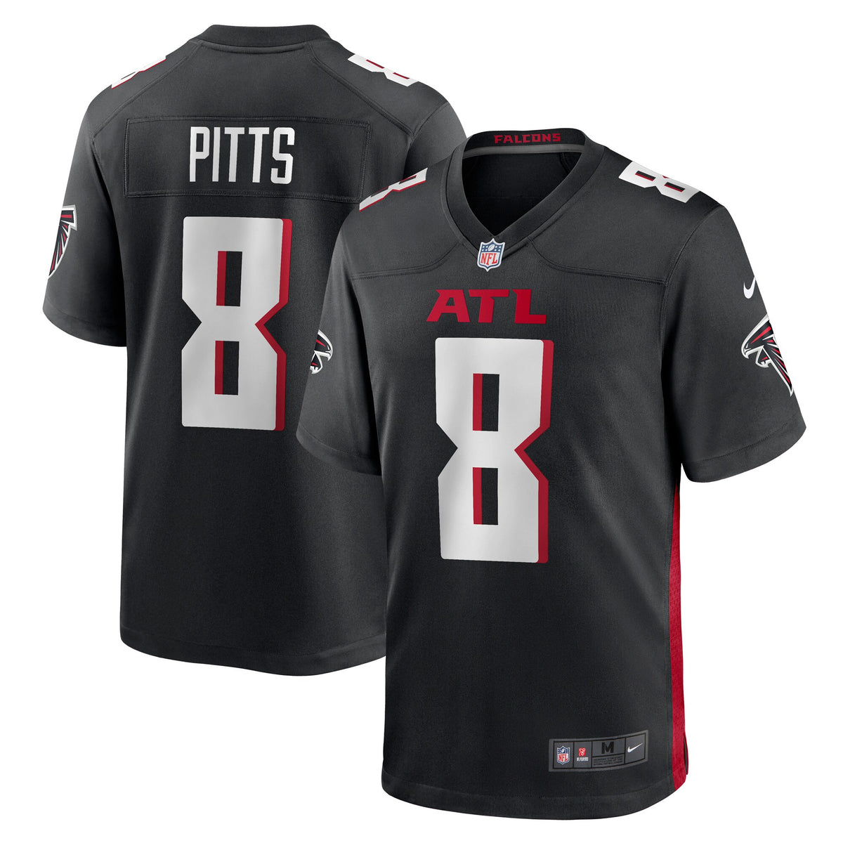 Kyle Pitts Atlanta Falcons Nike Game Jersey Black