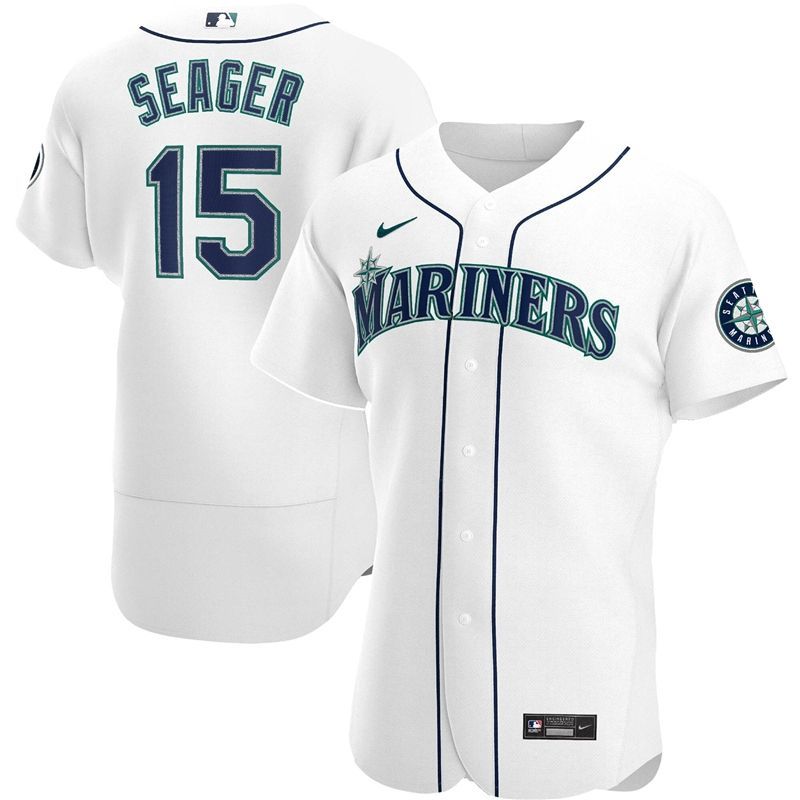 Kyle Seager 15 Seattle Marines 2020 Mlb White Jersey