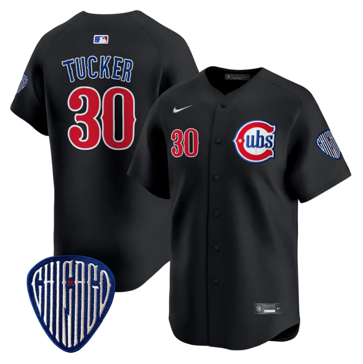 Kyle Tucker Jersey #30 Chicago Cubs Blue Alternate Vapor Premier Limited Stitche