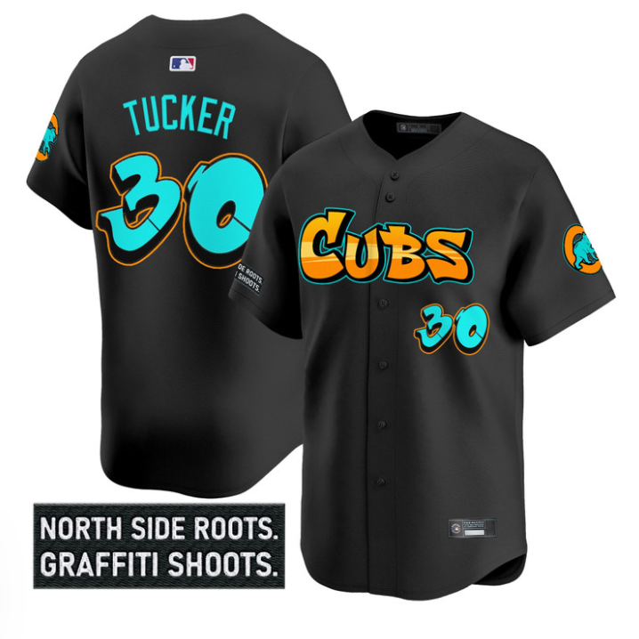 Kyle Tucker Jersey #30 Chicago Cubs Graffiti North Side Edition Stitched