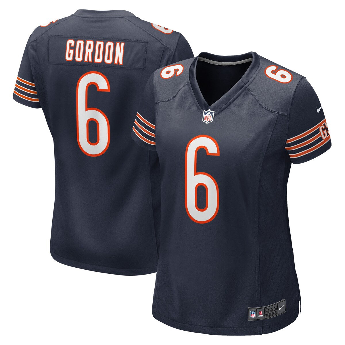 Kyler Gordon Chicago Bears Nike Womens Game Player Jersey Navy