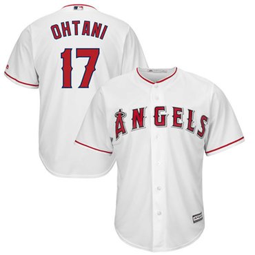 La Angels 17 Shohei Ohtani Majestic Mlb Mens Player Replica Cool Base Jersey