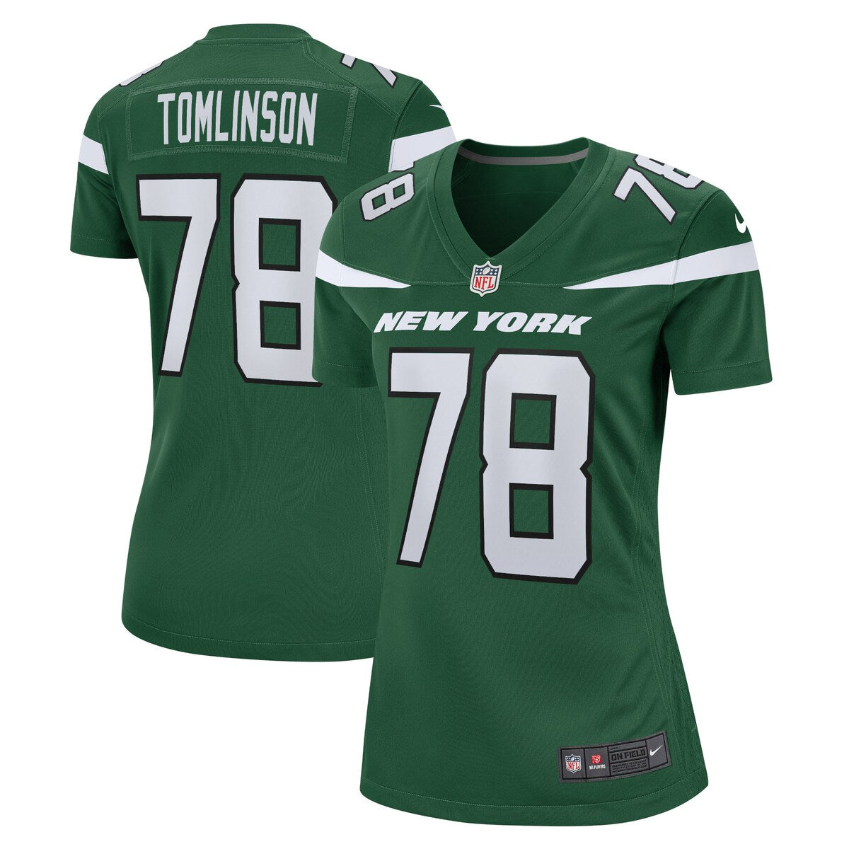Laken Tomlinson New York Jets Nike Womens Game Jersey Gotham Green