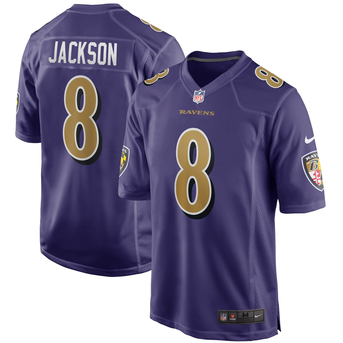 Lamar Jackson Baltimore Ravens Nike Alternate Game Jersey Purple
