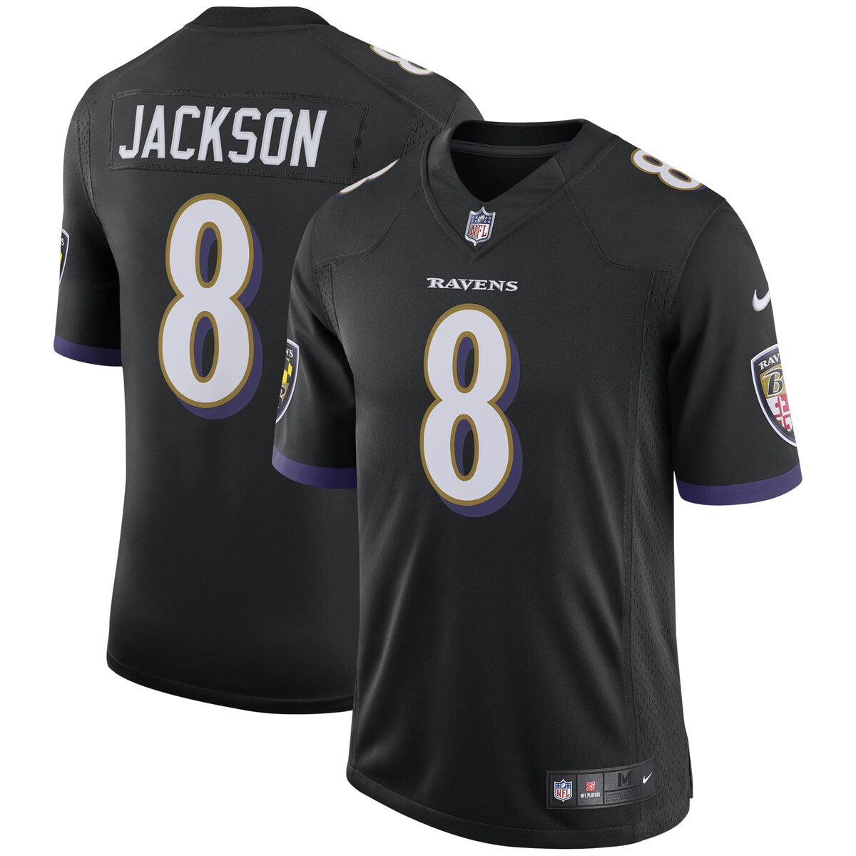 Lamar Jackson Baltimore Ravens Nike Speed Machine Limited Jersey Black