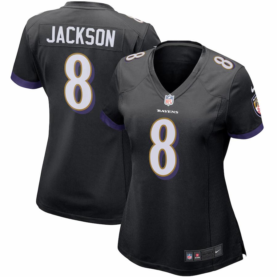 Lamar Jackson Baltimore Ravens Nike Womens Game Jersey Black