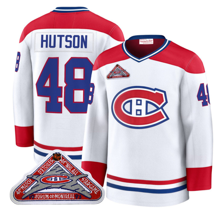 Lane Hutson Jersey #48 Montreal Canadiens Timeless Premium Stitched 1992