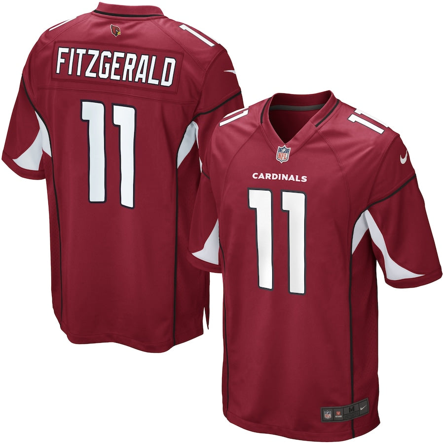 Larry Fitzgerald Arizona Cardinals Youth Team Color Game Jersey Cardinal